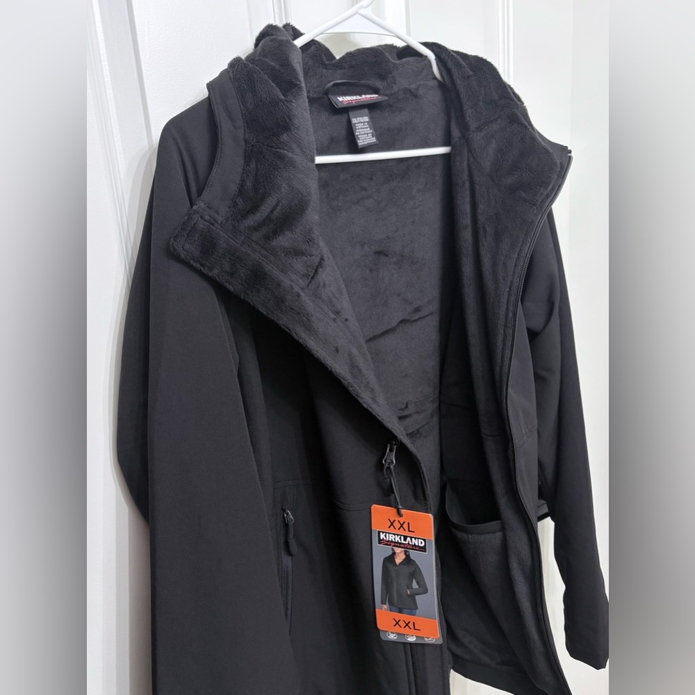 Kirkland Women's Signature Charcoal Fleece Jacket - NWT